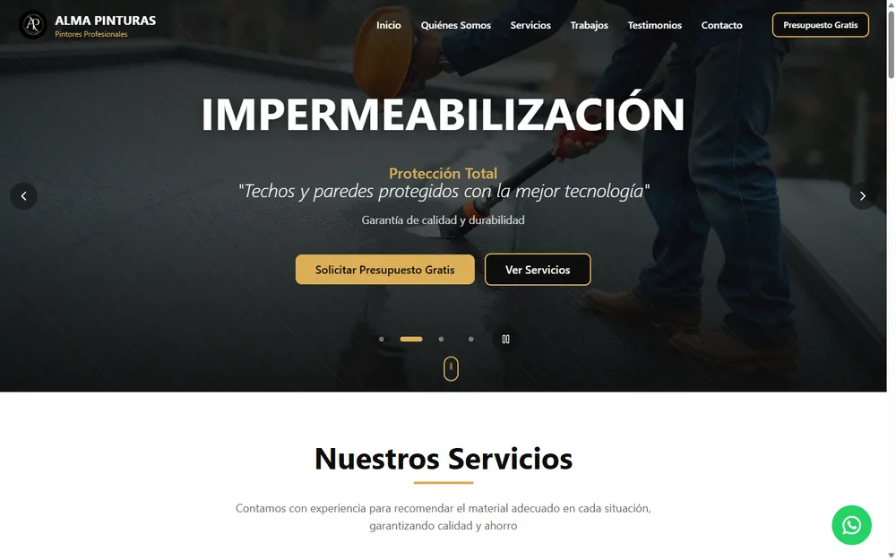 Alma Pinturas en escritorio